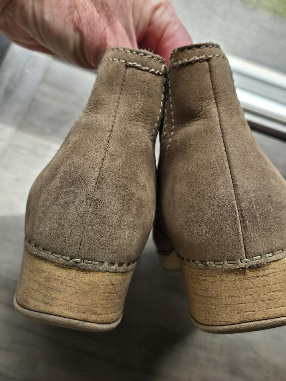 Dansko Barbara Light Brown Suede Clog Bootie EU 37 - Picture 5 of 8